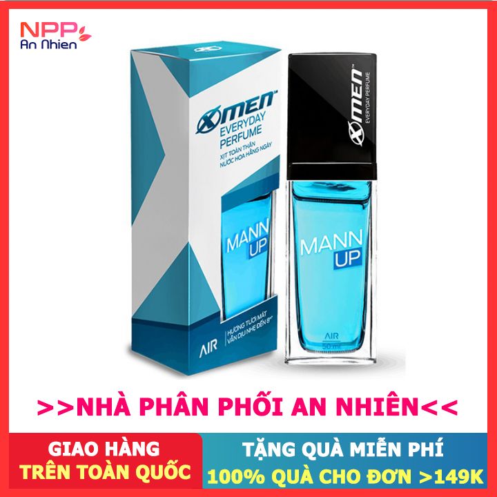 Xịt Nước Hoa Hằng Ngày X - Men Everyday Perfume Mann Up 50Ml - Npp An Nhiên