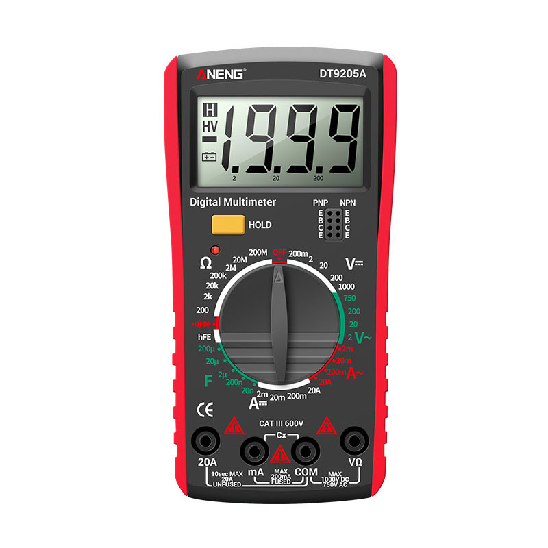 🔥FREESHIP🔥 Đồng hồ vạn năng DT9205A màn hình kỹ thuật số đồng hồ vạn năng thông minh Máy đo bảo dưỡn