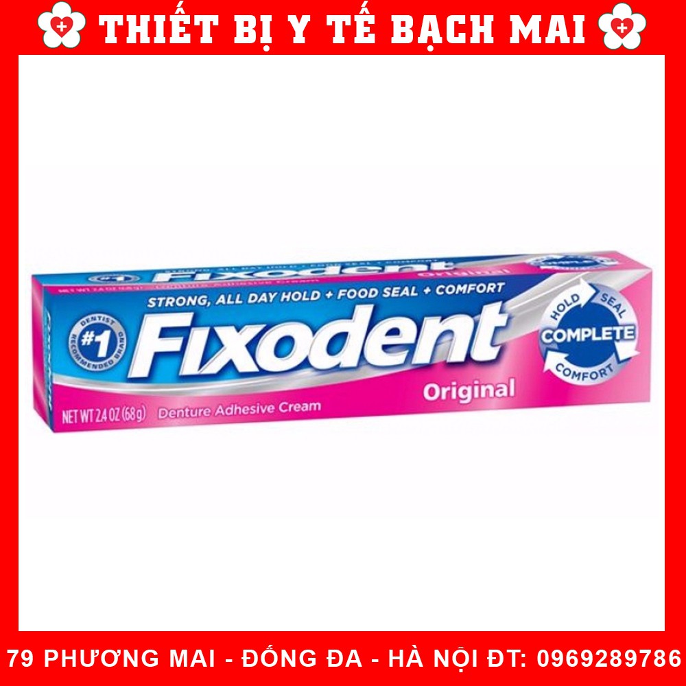 Keo Dán Hàm Răng Giả Fixodent 68G [ Mỹ]