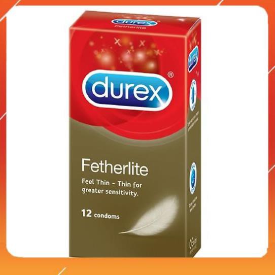 Bao Cao Su Durex Fetherlite Hộp 12 Chiếc - - Cam Kết Hàng Chính Hãng