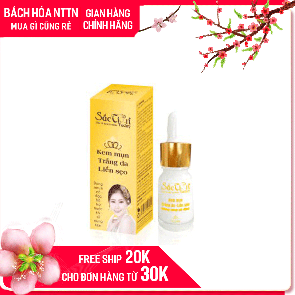 Sắc Tiên Today – Serum Cô Đặc Mụn Trắng Da Liền Sẹo 10Ml - Bách Hóa Nttn