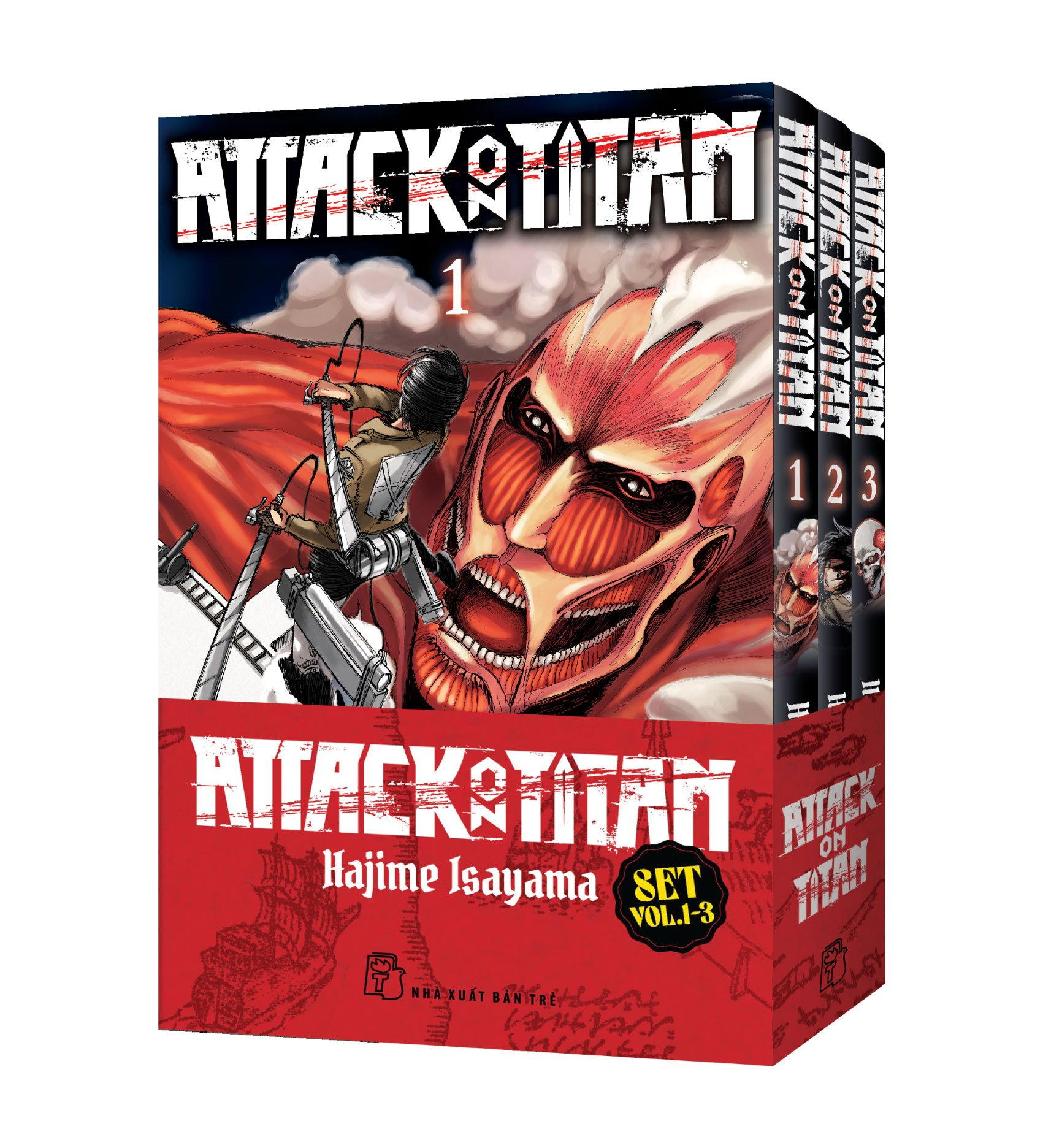 Bộ Manga - Attack On Titan - Tập 1 - 3 (Bộ 3 Tập) - Tặng Kèm Card PVC + Card Shikishi - Hajime Isaya