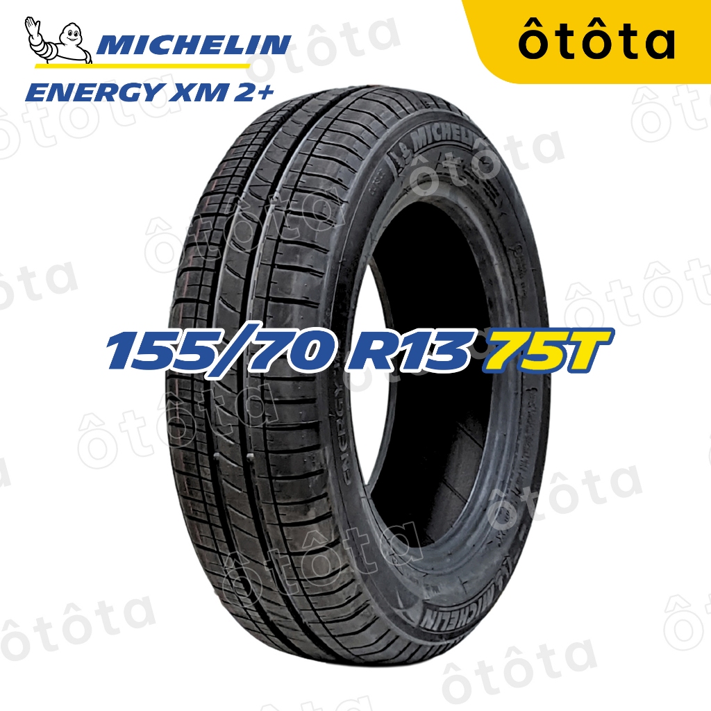 Lốp ô tô Michelin 155/70 R13 75T Energy XM 2+ – Chính Hãng BH 6 năm (155/70R13 155 70 R13)