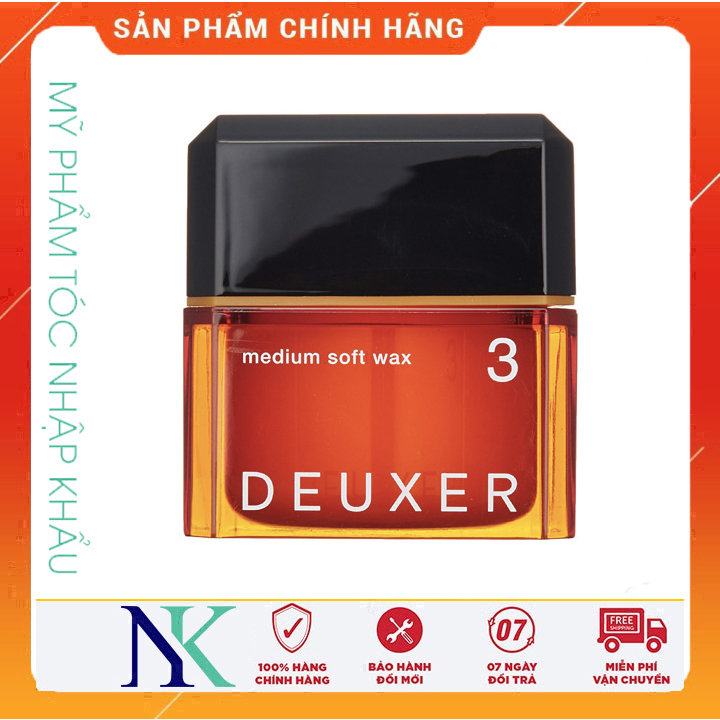 [Hcm]Sáp Tạo Kiểu Giữ Nếp Trung Bình Deuxer 3 Medium Soft Wax 80G