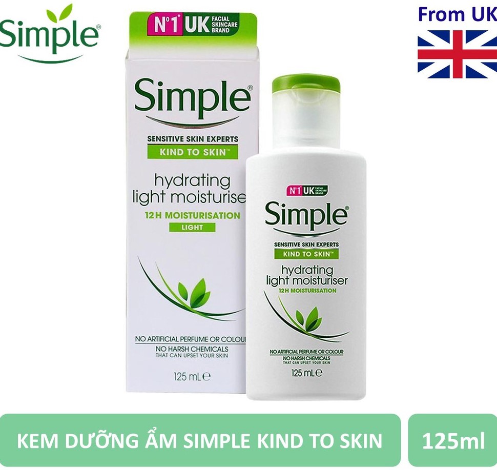 Kem Dưỡng Da Simple Kind To Skin Hydrating Light Moisturiser