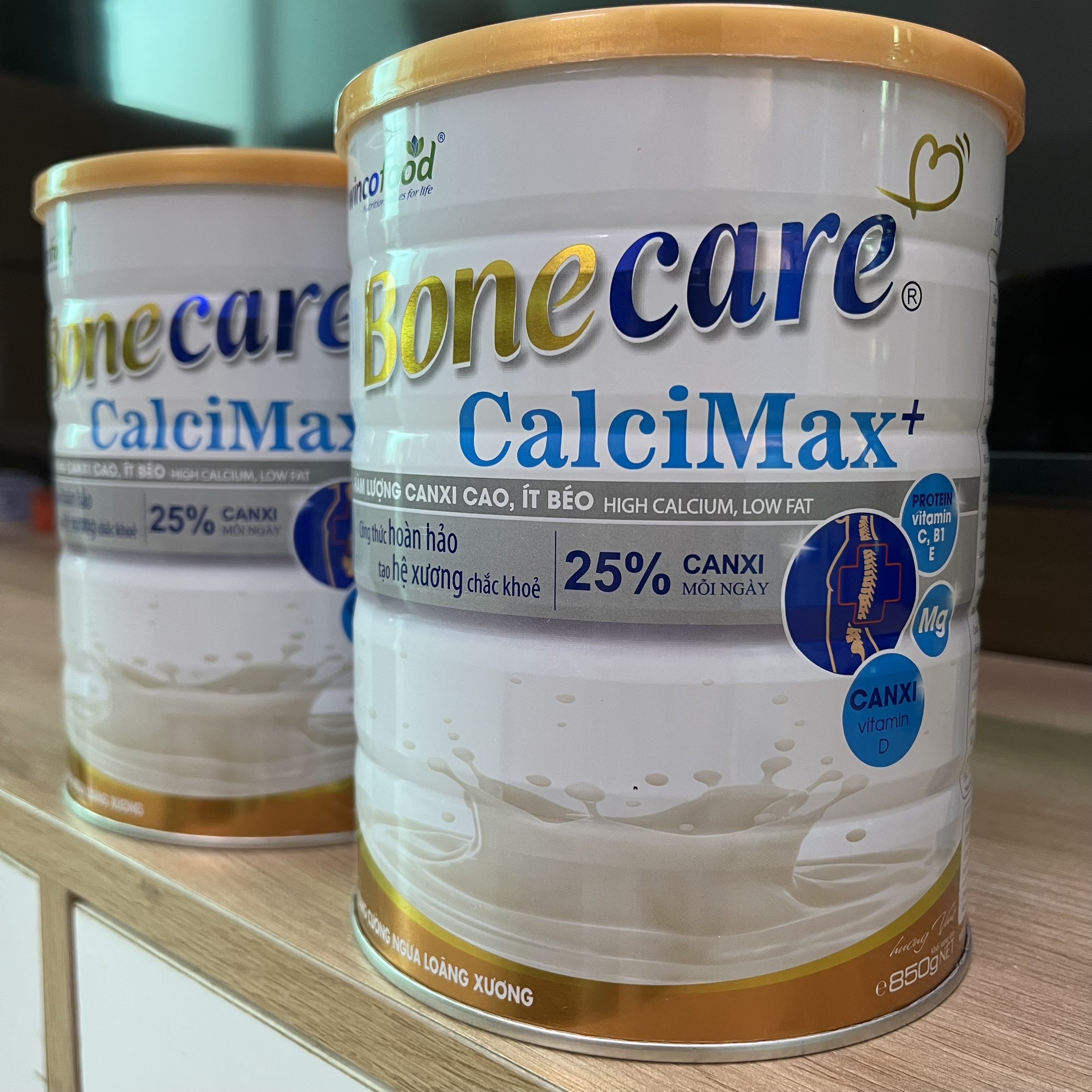 Sữa bột Wincofood Bonecare CalciMax+ hương vani (850g/1lon)