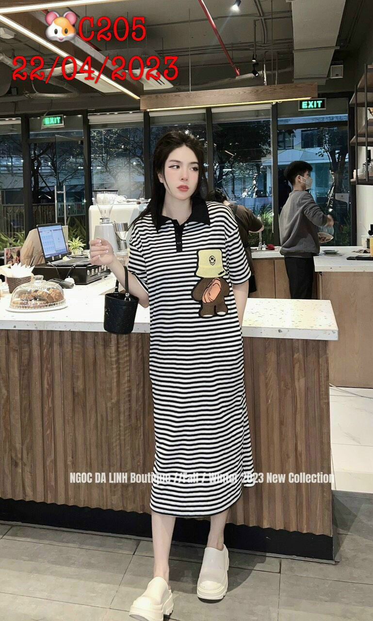 Váy Suông Đầm Suông VỊT TAY HẾN From Rộng Dáng Dài Chất Cotton - MixASale