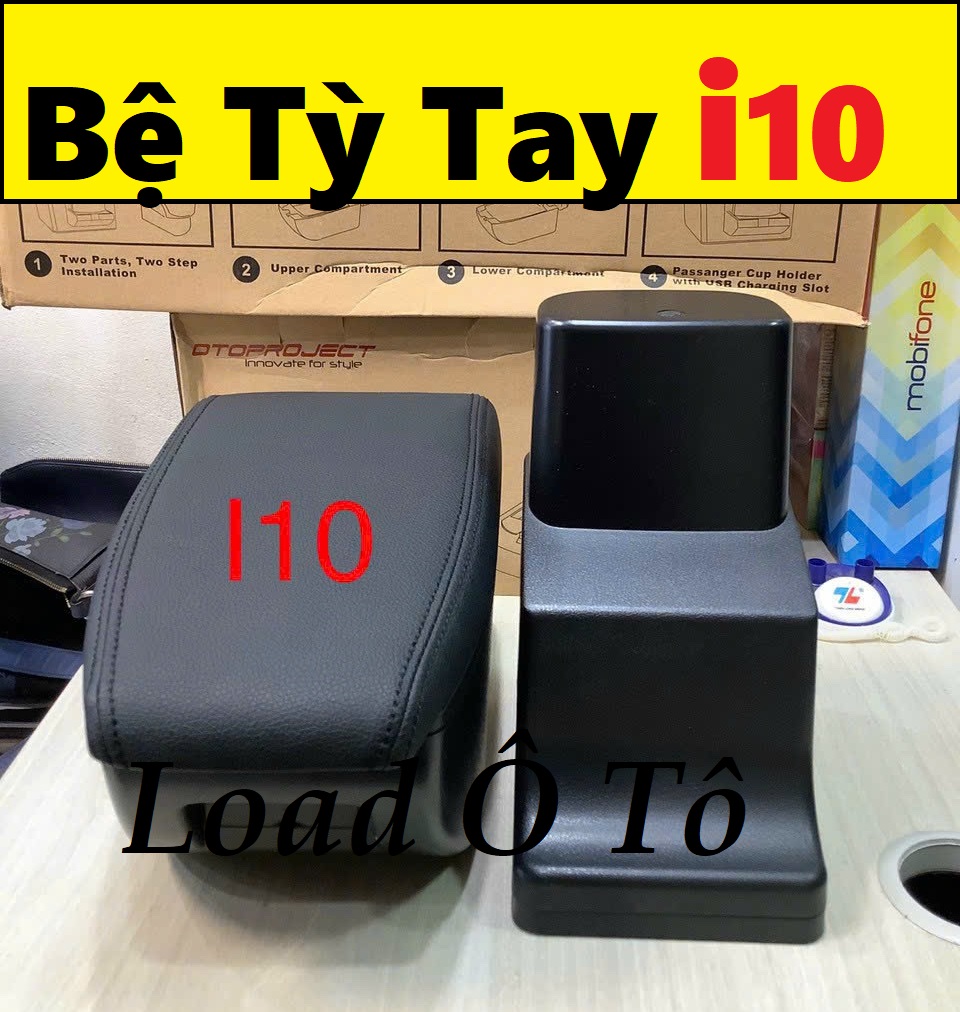 Bệ Tỳ Tay Xe Huyndai I10 2014-2020 Form Cũ Mâux Xịn Cao Cấp Có kèm Cổng Sạc USB