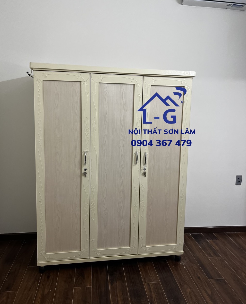 TỦ SẮT TRUNG HƯNG MÀU KEM