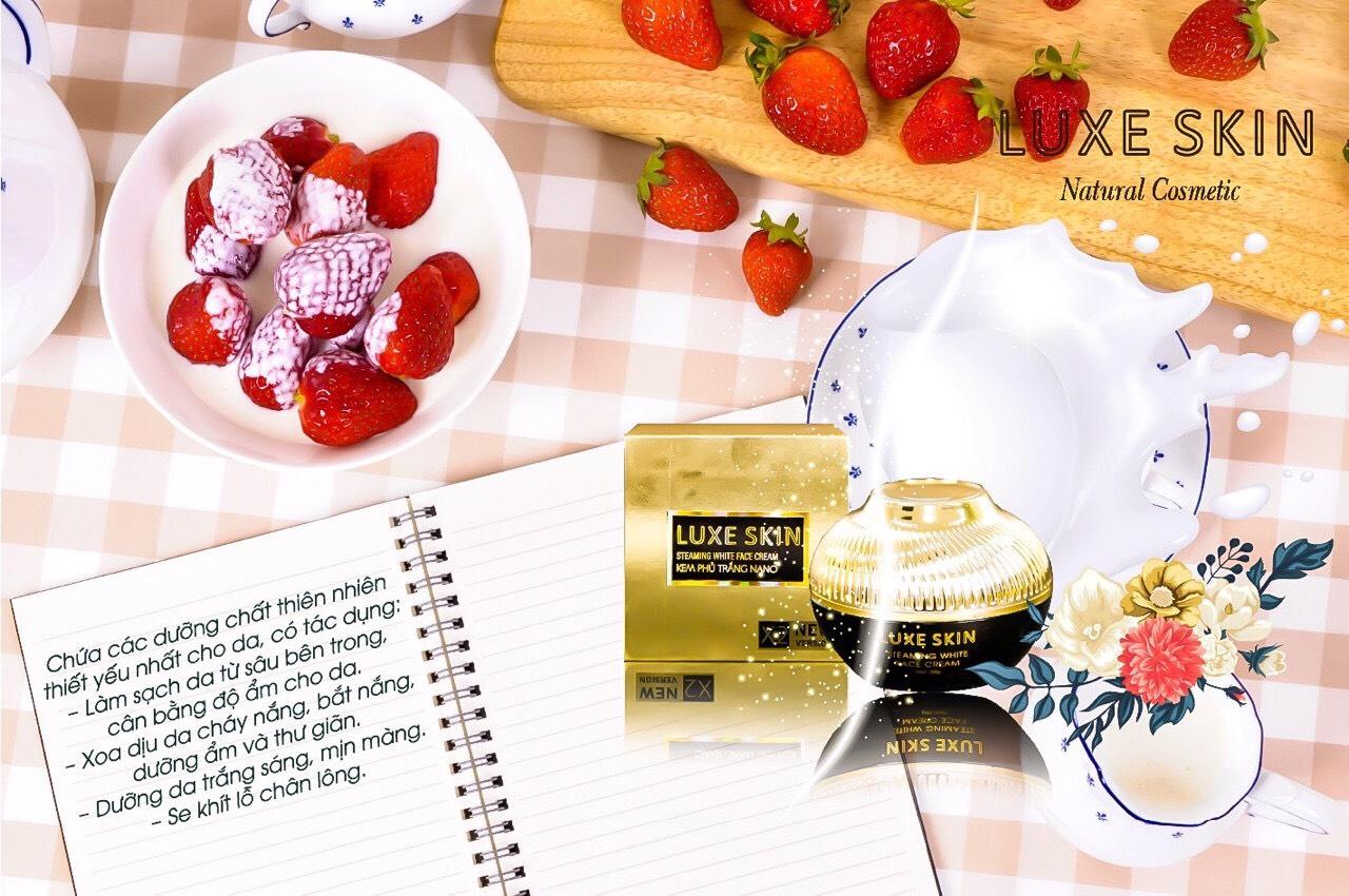 Kem Ủ Trắng Mặt Cao Cấp Luxe Skin 30G