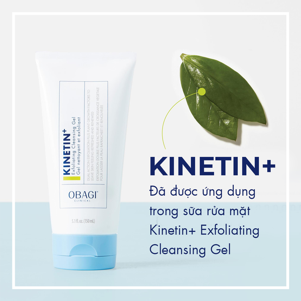 Sữa Rửa Mặt Ngăn Ngừa Lão Hóa Cho Mọi Loại Da Obagi Clinical Kinetin+ Exfoliating Cleansing Gel