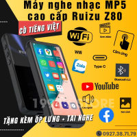 Bản 2026 Ruizu Z80 Máy Nghe Nhạc Android MP3/MP4/MP5 - Có Tiếng Việt - WiFi Bluetooth - Lướt Web xem Youtube Zalo FB