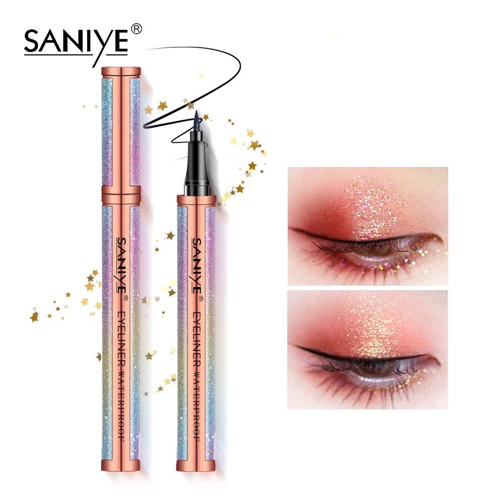 BÚT KẺ MẮT NƯỚC BIG EYES CHARMING peinifen CẦU VÒNG KIM TUYẾN CAO CẤP ĐÍNH ĐÁ SIÊU SANG