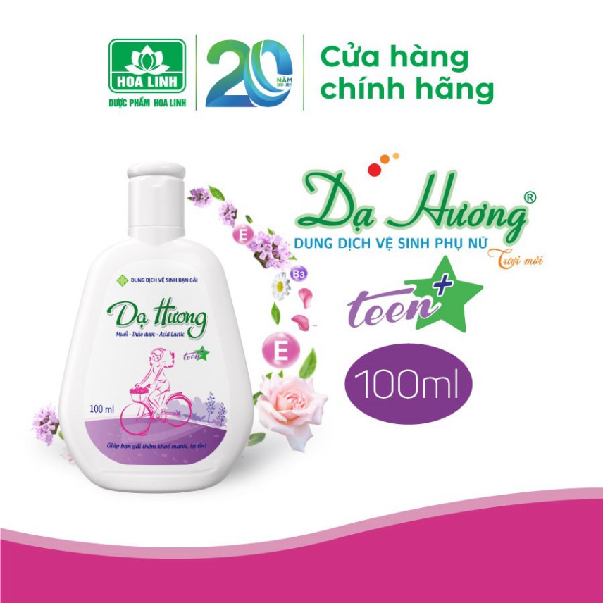 [HCM]✔️SALE KHỦNG✔️ Dung dịch vệ sinh - Dạ Hương Teen 100ml