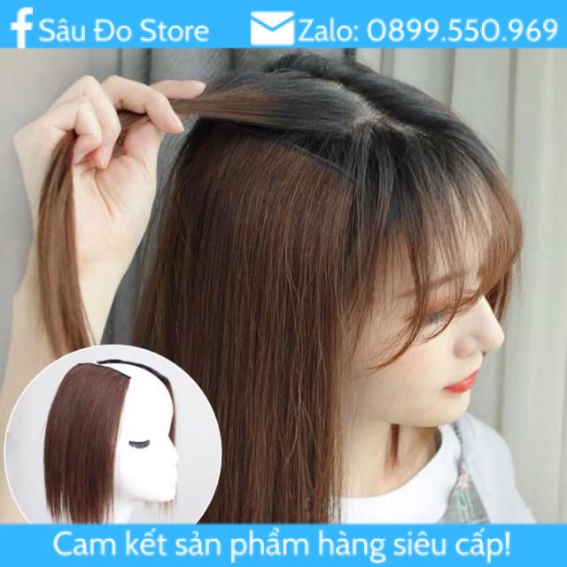 ?Bán Chạy? Set 2 Tóc Giả Kẹp Phồng Chân Tóc Siêu Tự Nhiên ?