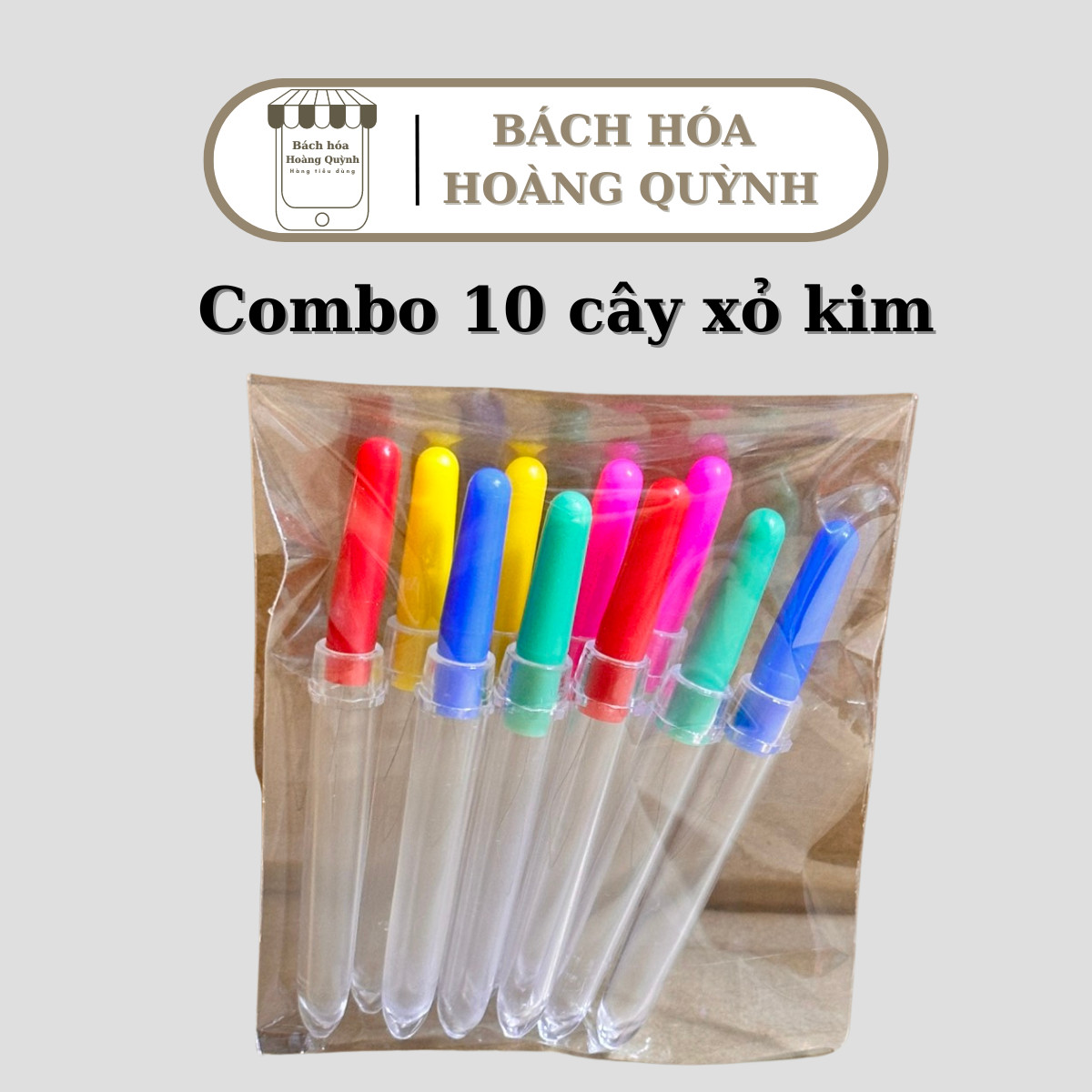 Combo 10 cây xỏ kim cây xỏ chỉ tiện dụng trong may vá.