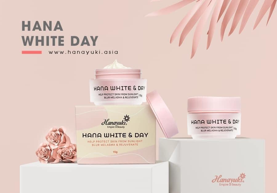 Kem Dưỡng Trắng Da Ban Ngày Hana White Day Size Mini 15G – Hanayuki Chính Hãng Date 2023 – Giúp Chống Nắng Bảo Vệ Da Dưỡng Trắng Ngăn Ngừa Sạm Nám Lão Hóa Trẻ Hóa Da Cấp Ẩm & Làm Da Mịn Màng Kem Dưỡng Trắng Da Ban Ngày Hana White Day Size Mini 15G – Hanayuki Chính Hãng Date 2023 – Giúp Chống Nắng Bảo Vệ Da Dưỡng Trắng Ngăn Ngừa Sạm Nám Lão Hóa Trẻ Hóa Da Cấp Ẩm & Làm Da Mịn Màng