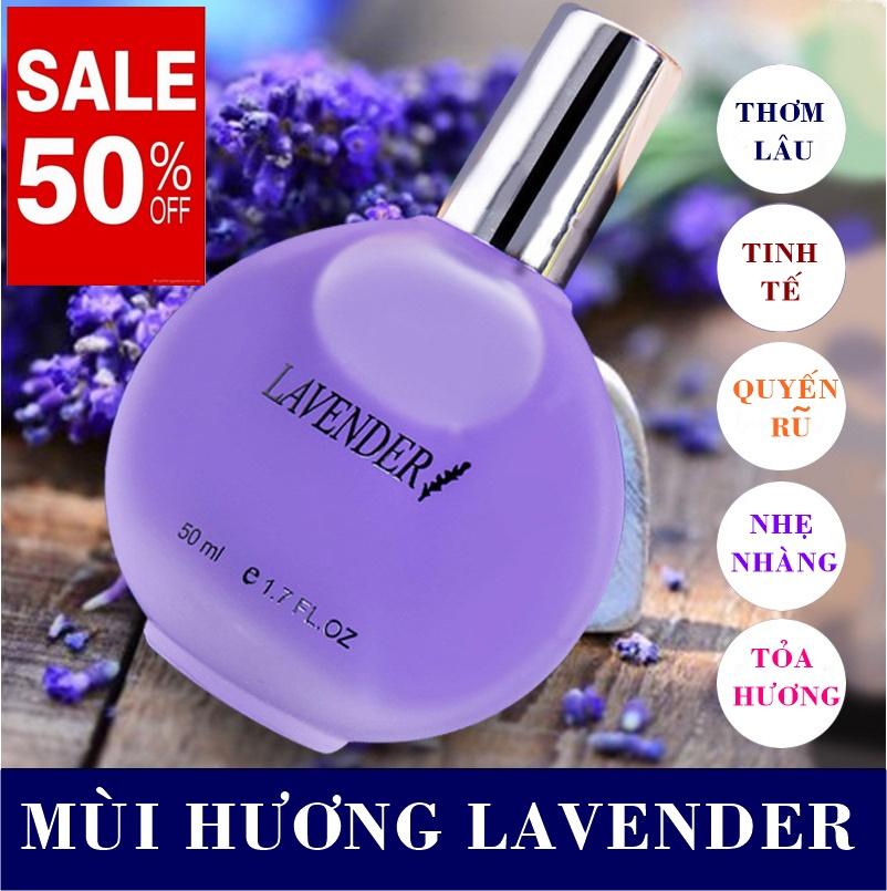 Nước Hoa Nữ Mùi Thơm Levender Quyến Rũ Không Thể Bỏ Lỡ Hương Thoang Thoảng Dịu Nhẹ Tự Nhiên Thể Tích 50Ml