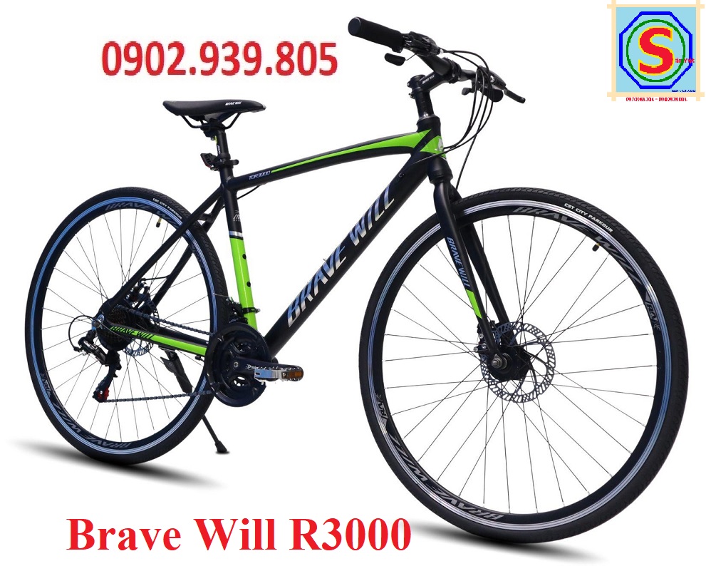 Xe Đạp Thể Thao Brave Will TOR3000 Xe Đạp Touring Brave Will R3000 700c Khung: Nhôm