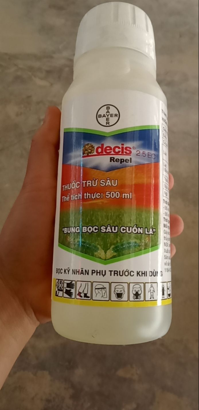 CHẾ PHẨM TRỪ SÂU DECIS  REPEL 2.5 EC. Thể tích 500ml