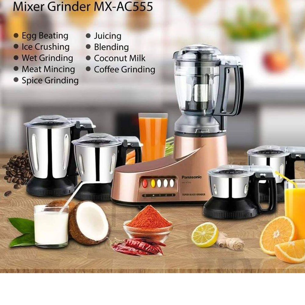Máy xay siêu trộn Panasonic MX-AC555 (Đồng) - Dung lượng lớn, đa chức năng
