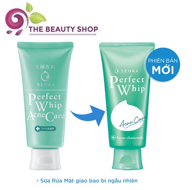 [HCM][TUÝP XANH LÁ] Sữa rửa mặt dành cho da mụn Senka Acnes 100g – Bao bì giao ngẫu nhiên