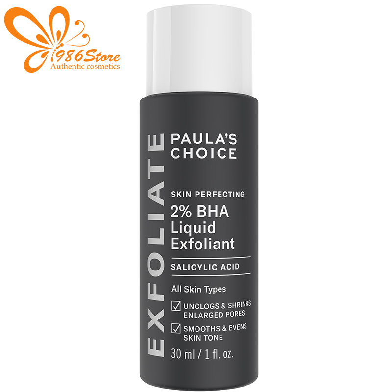 Dung Dịch Tẩy Da Chết Paula’s Choice BHA 2% 30ml Skin Perfecting 2% BHA Liquid