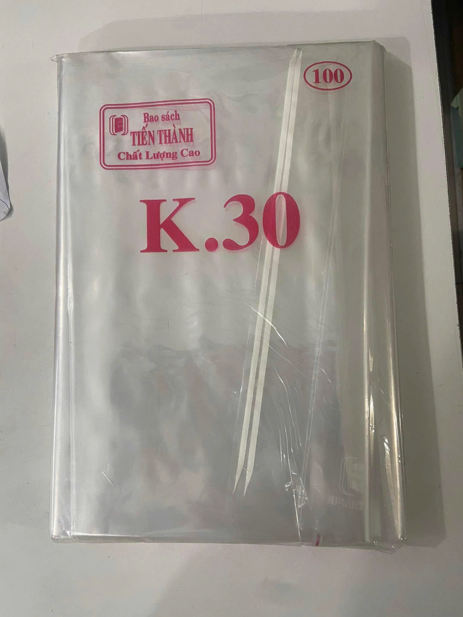 Bao kiếng bao sách K30 (30x40cm) 10 tờ