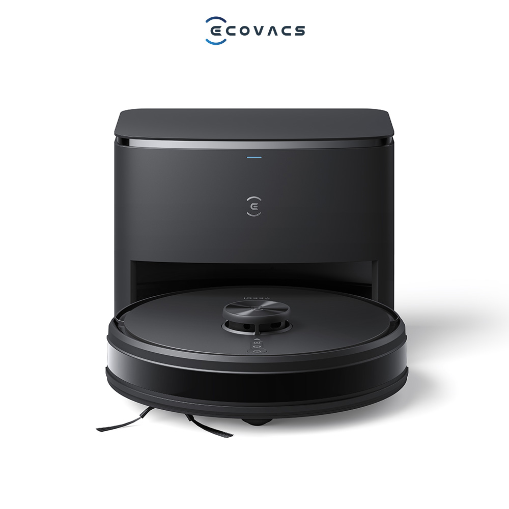 Ecovacs Y1 Pro Plus - Robot hút bụi lau nhà thông minh, màu đen, kích thước 326x101x324mm, dung lượng hộp chứa bụi 200ml