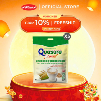 Combo 5 Bột Ngũ Cốc Quasure Light Bibica 400g - Thực phẩm dành cho người ăn kiêng người tiểu đường