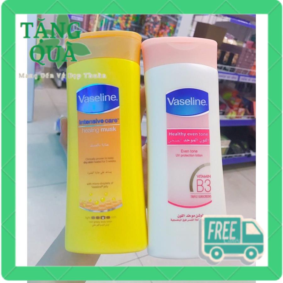 Dưỡng Thể Trắng Da Body Vaseline 400Ml Mềm Mịn Trắng Nhanh 7 Ngày - Chính Hãng Dubai