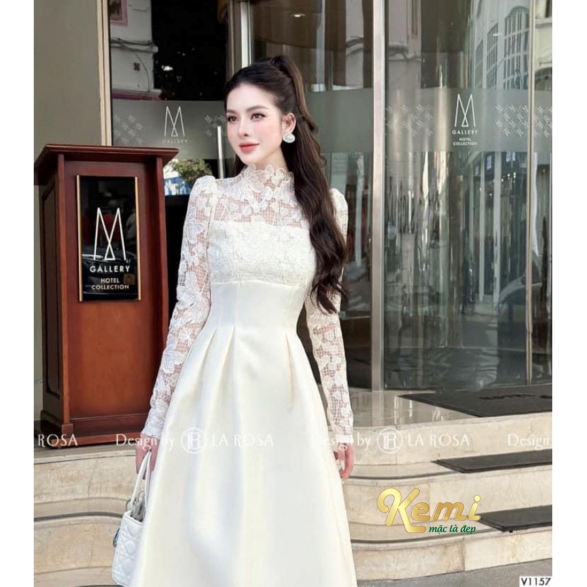 Dạ Hội Áo Dài Tiệc Cưới Trung Niên Dự Tiệc Luxury Crystal Dress