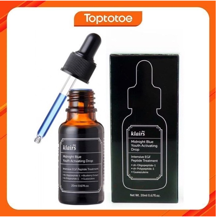 Tinh Chất Dưỡng Ẩm Hỗ Trợ Tái Tạo Da Klairs Midnight Blue Youth Activating Drop 20Ml