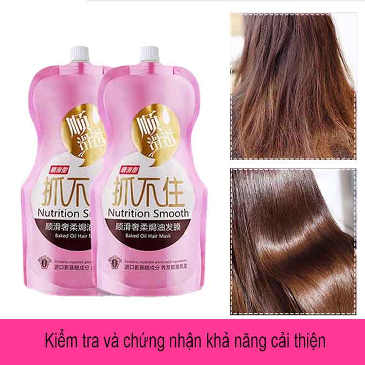 Tóc Phục Hồi Chuyên Sâu Protein Double Treatment Hair Mask Hàng Chính Hãng Cho Tóc Khô Để Cải Thiện Tóc Xơ Rối Và Làm Mượt 500G