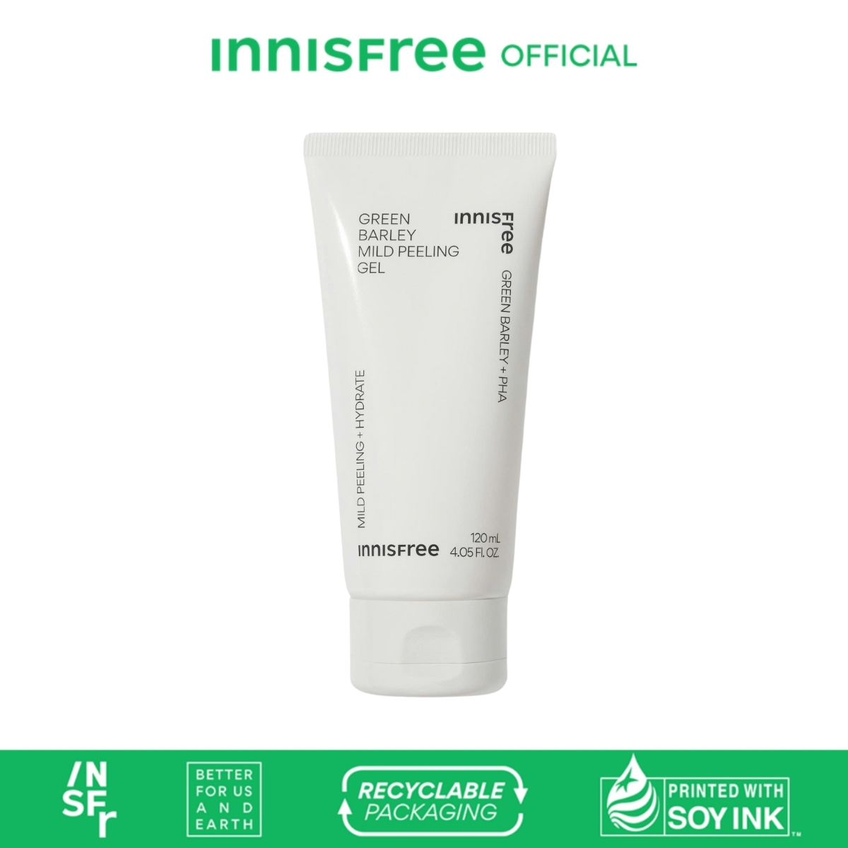 Gel tẩy tế bào da chết INNISFREE Green Barley Gommage Gel 120ml