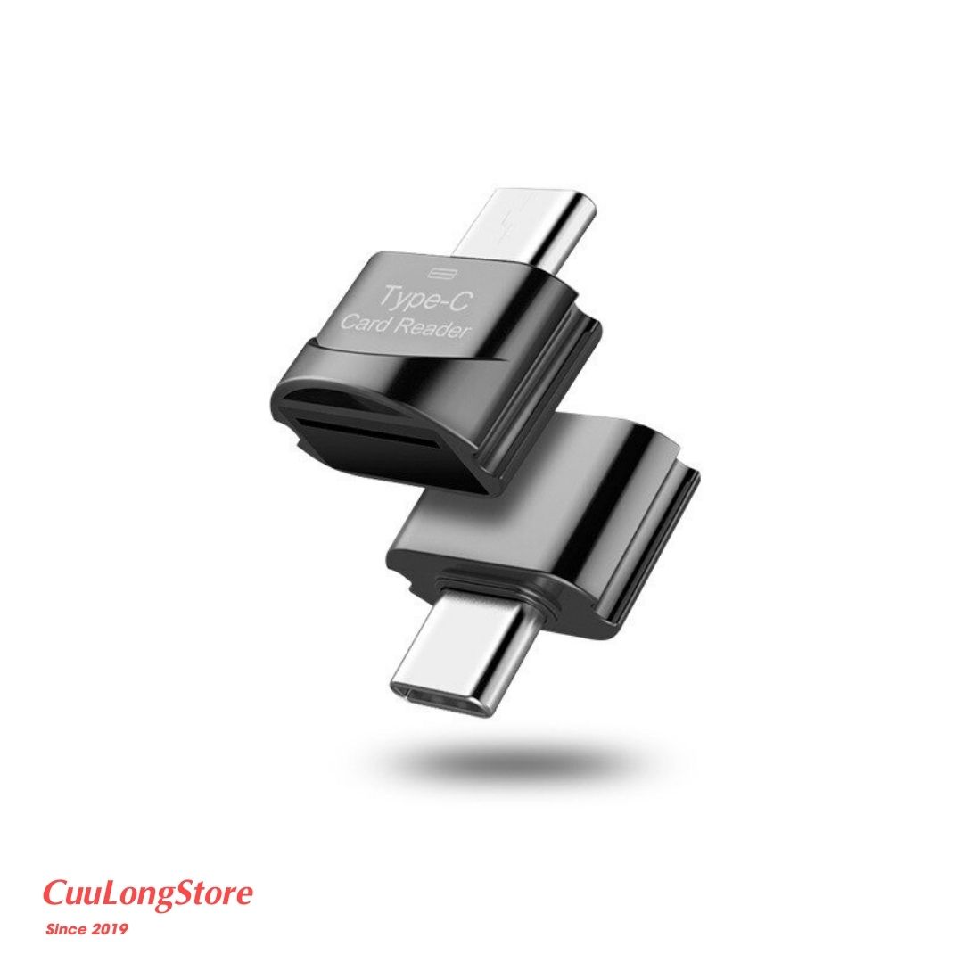 Đầu Đọc Thẻ Nhớ 3.0 OTG Lightning Type C iPhone 15 16 tốc độ cao cho TF Micro SD máy ảnh video file 