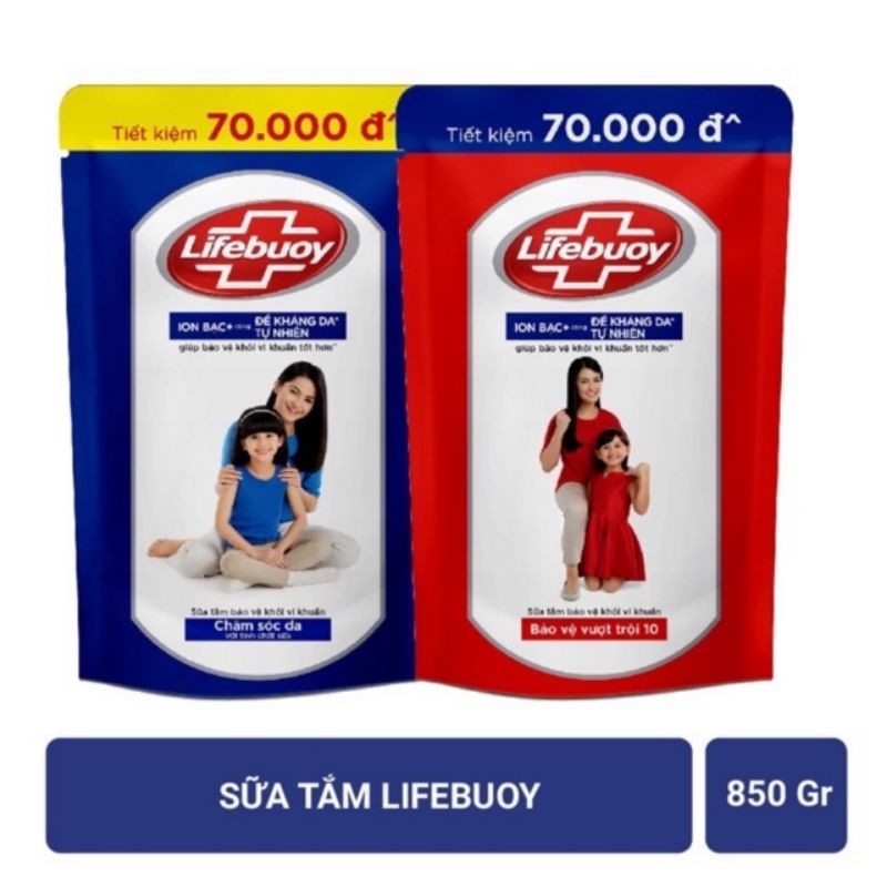 Sữa Tắm Lifebuoy Túi 850Ml