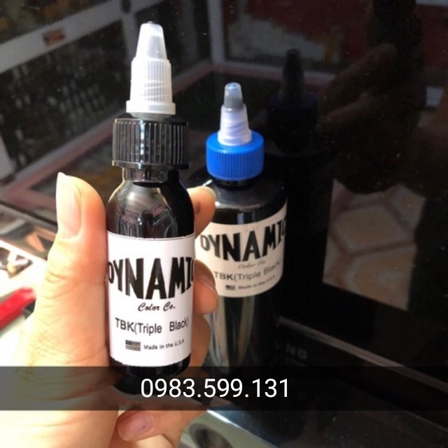 Mực xăm đen Dynamic TBK Triple Black 30ml / 1oz