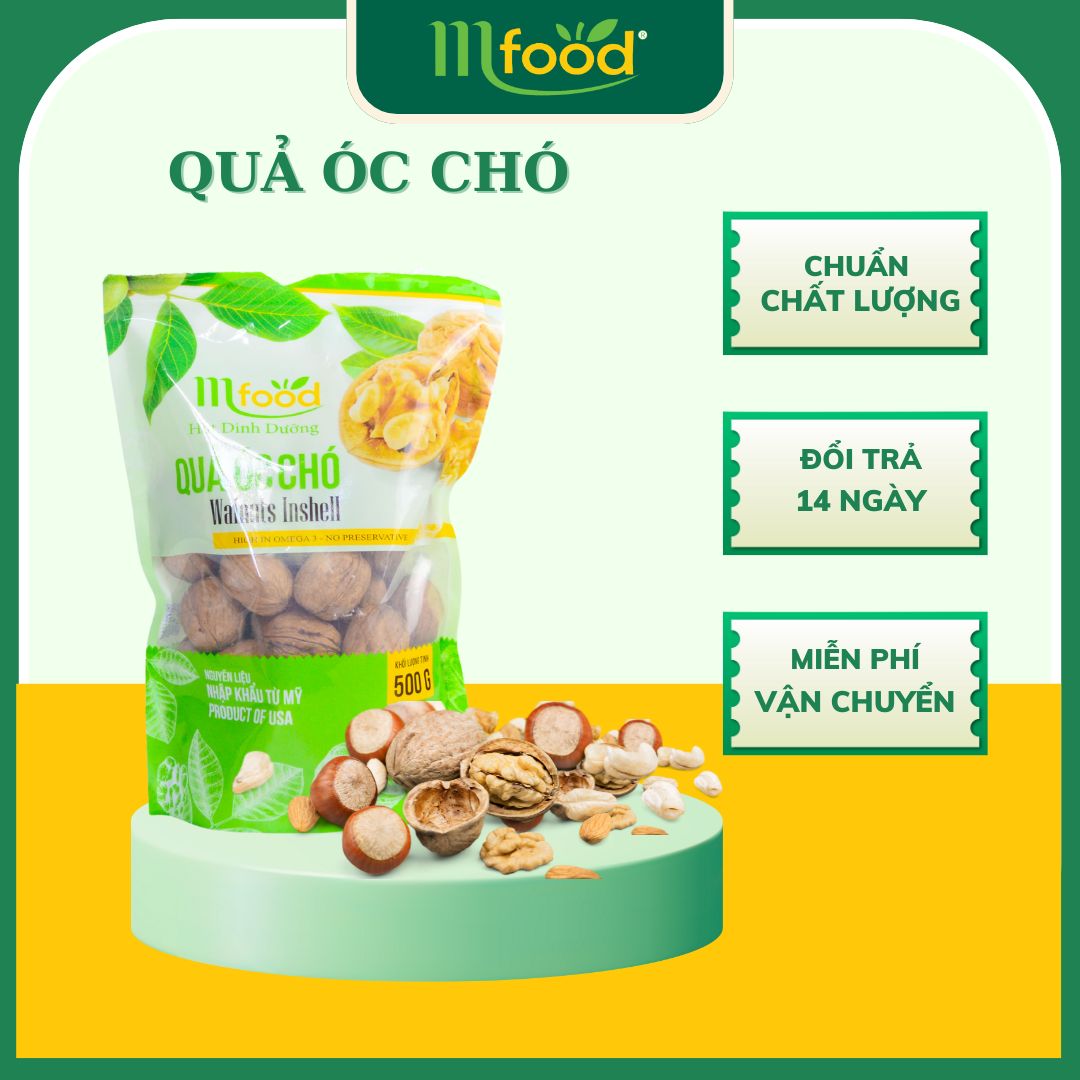 [HCM]Quả Óc Chó Mỹ MFOOD Size JUMBO Mfood 500G