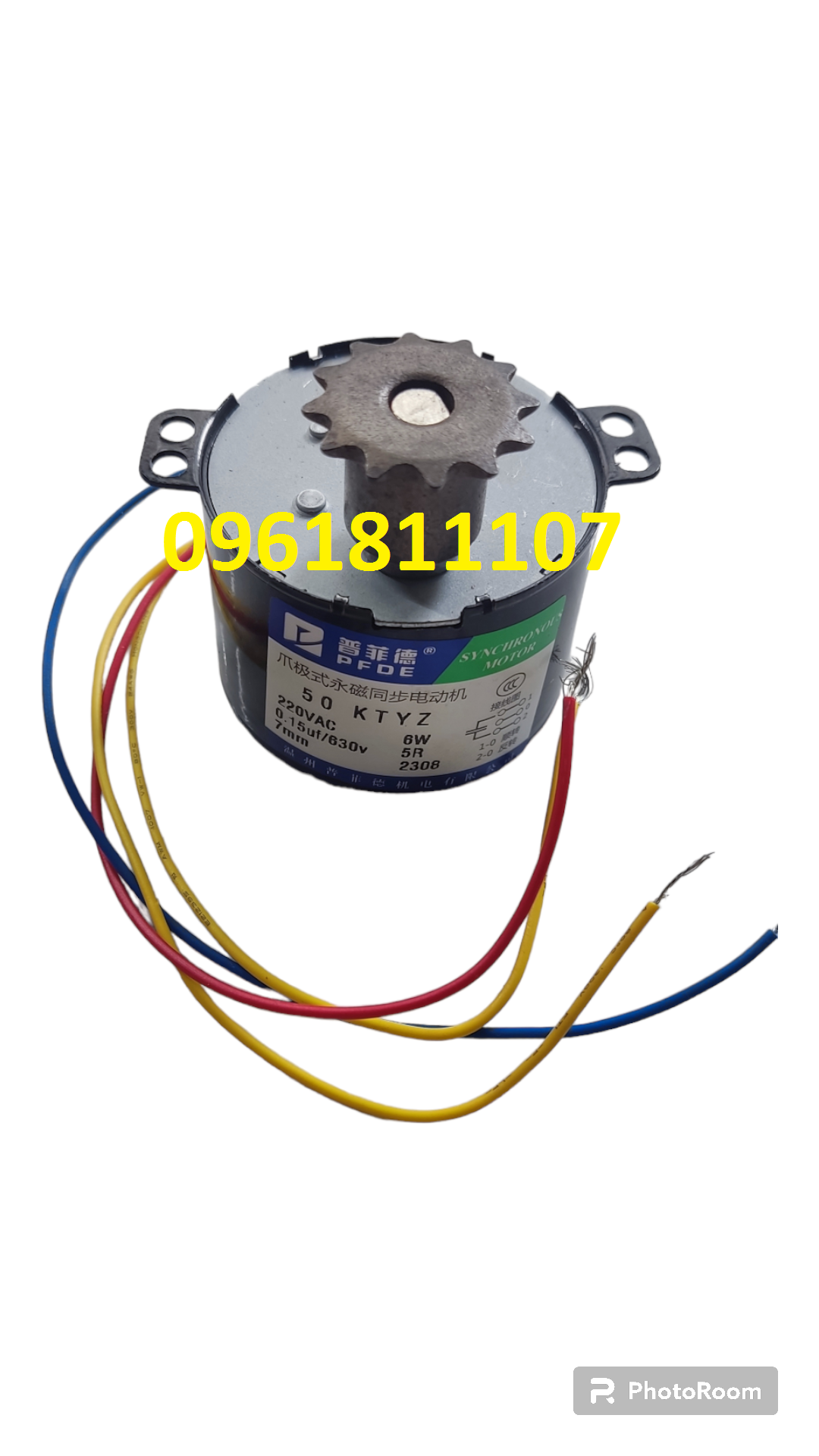 [Nhông kim loại] Motor giảm tốc 220V 6w 1 25 5 50 vòng 50ktyz trục 7mm động cơ giảm tốc 220V