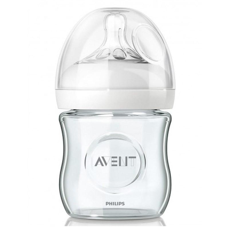BÌNH SỮA AVENT THỦY TINH TRÁNG SILICONE - 125 ML