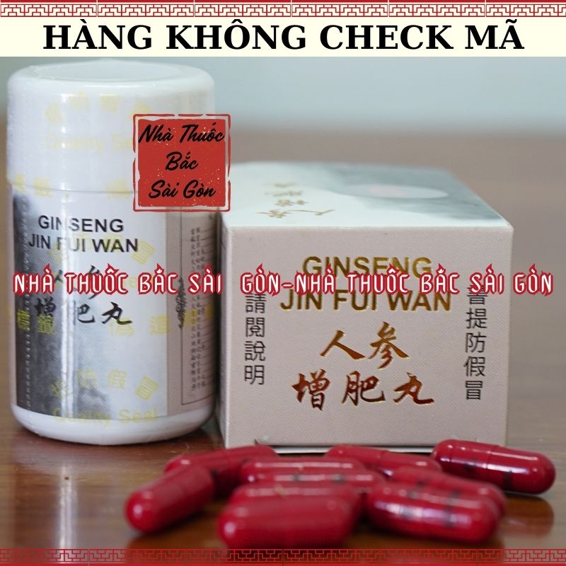 Nhân Sâm Tăng Phì Hoàn HÀNG CHÍNH HÃNG - Ginseng Jin Fui Wan Hỗ Trợ Tăng Cân