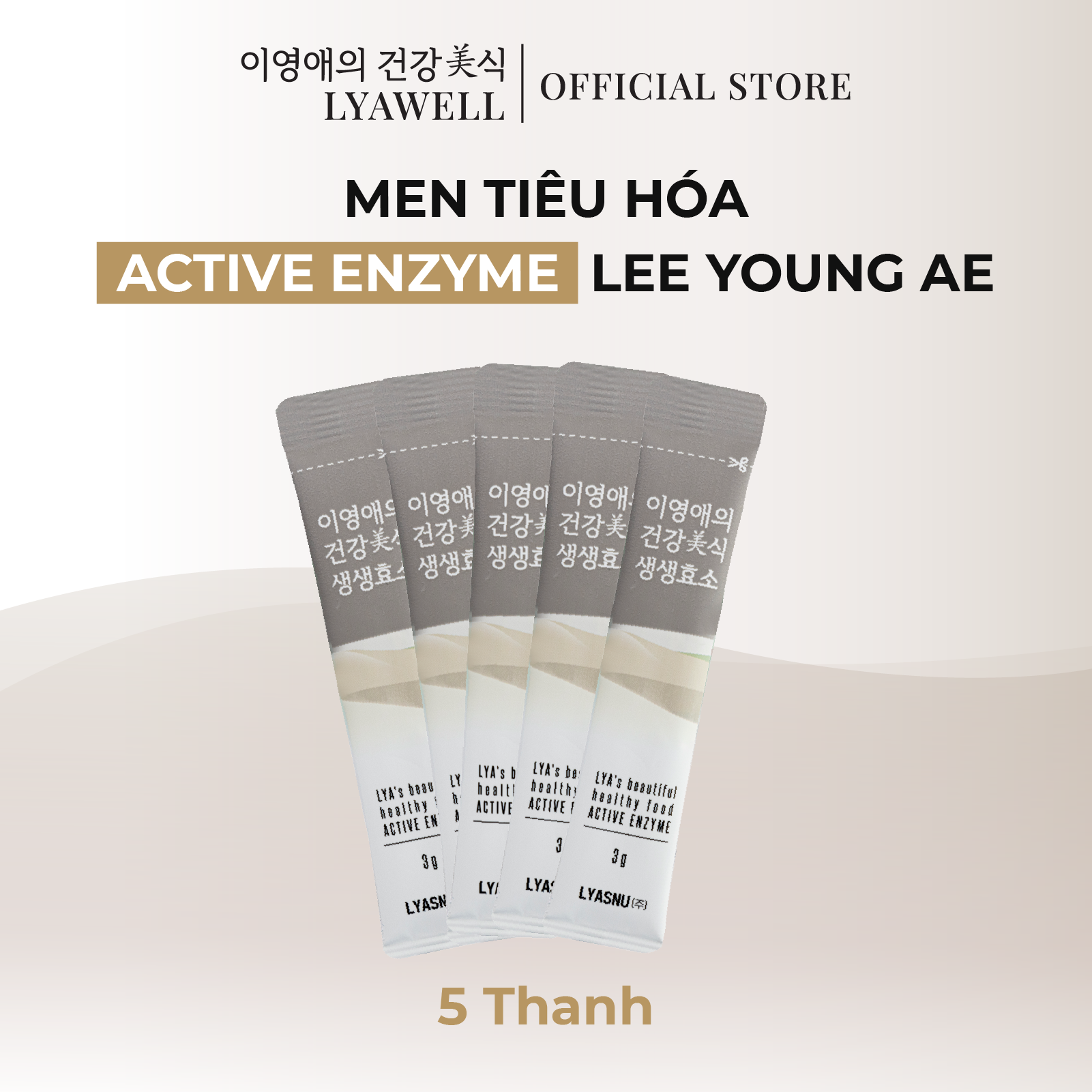 Men tiêu hóa Enzyme Active plus hỗn hợp ngũ cốc lên men hạt kamut Hàn Quốc của Lee Young Ae hỗ trợ t