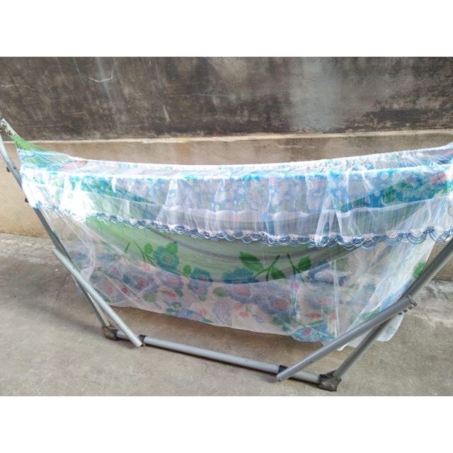 Mùng màn chụp võng tránh muỗi cho bé