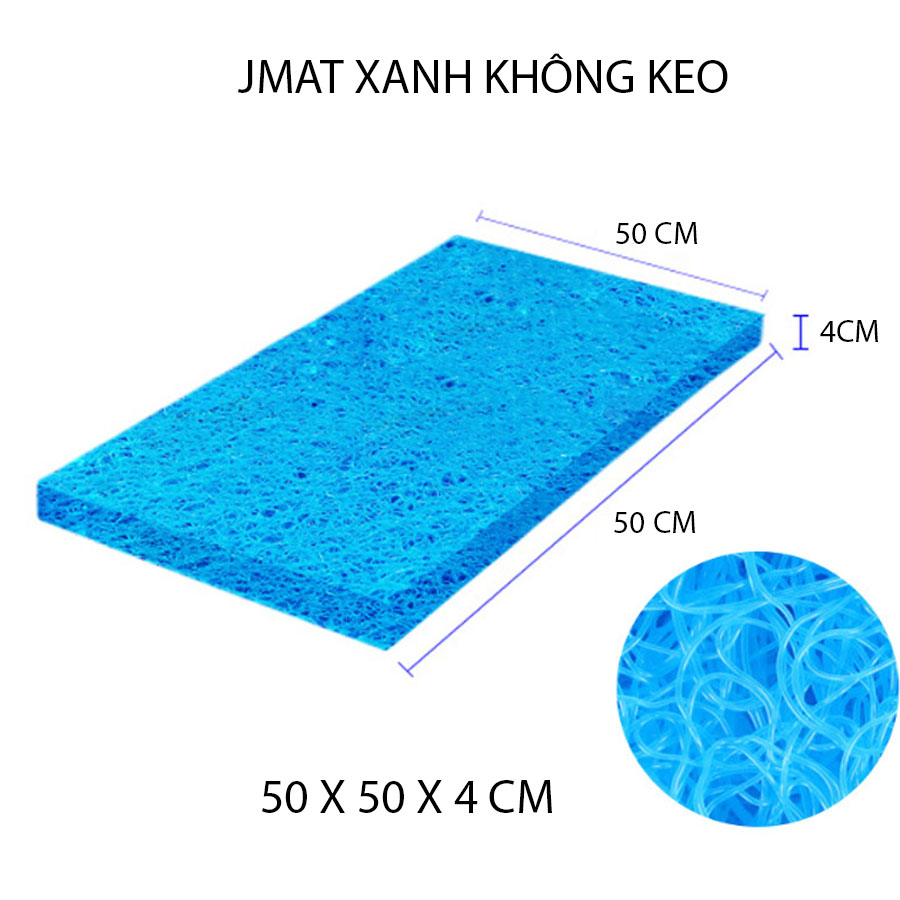 Tấm bùi nhùi JMAT không keo - Lọc nước hồ cá -  Tấm Jmat - Jmat lọc nước hồ cá cảnh hồ thủy sinh - h