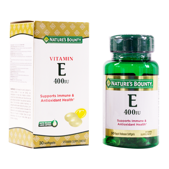 Chống Lão Hóa Da Vitamin E 400Iu Natures Bounty (Đảm Bảo Hàng Chính Hãng)