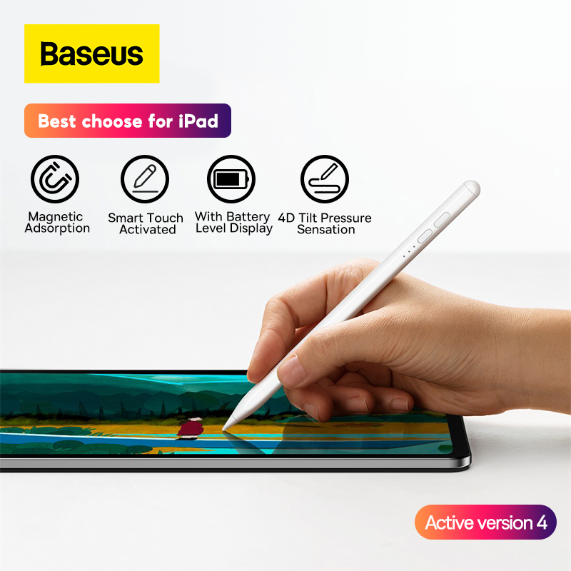 Bút Cảm Ứng Baseus Cho iPad Pro Air Pencil 2 Viết mượt mà Bút cảm ứng ipad sạc không dây bút cảm ứng