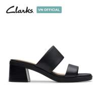 Dép Quai Ngang Cao Gót 5cm Da Nữ Clarks - Jaylan Dusk