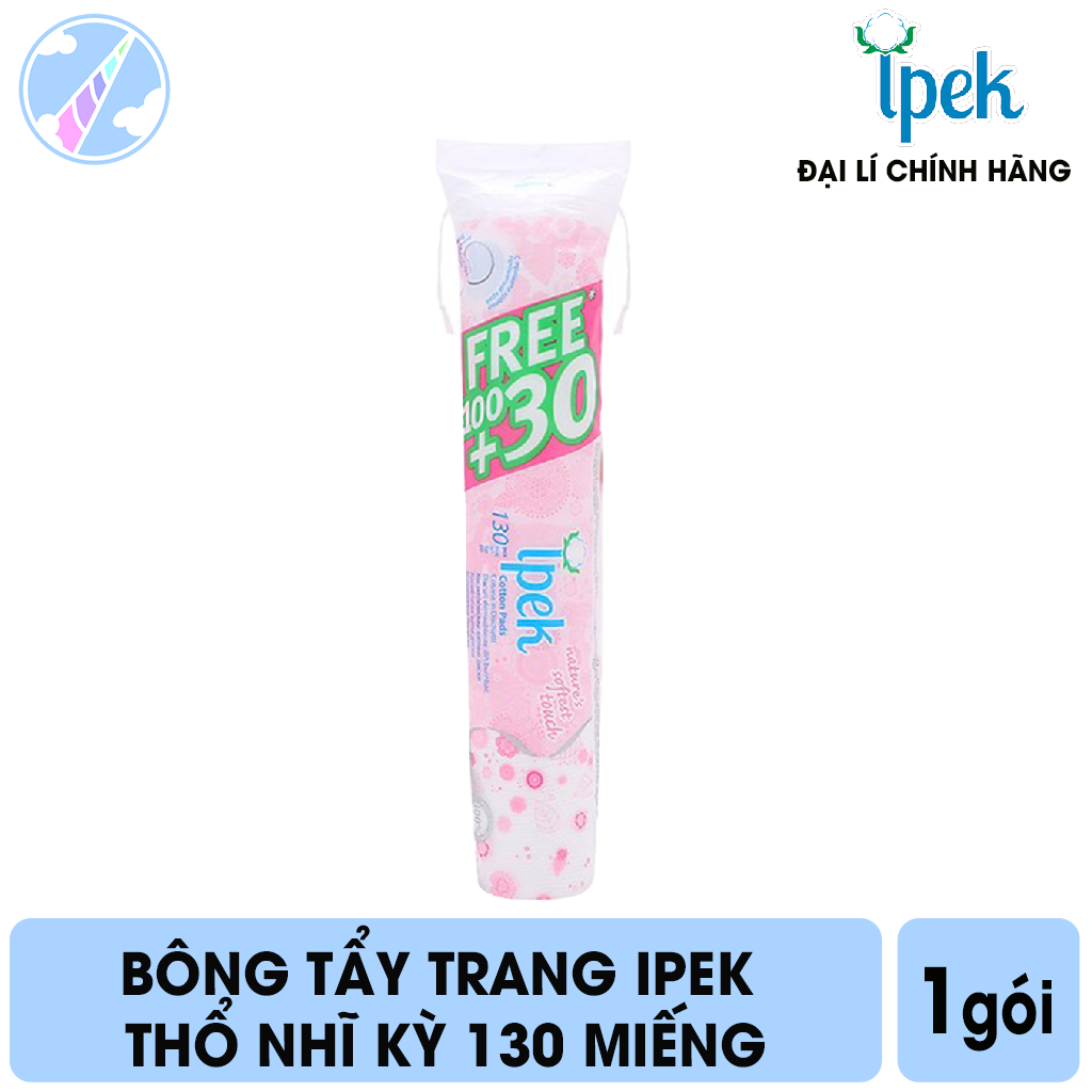 [HCM]Bông Tẩy Trang Ipek Thổ Nhĩ Kỳ 130 Miếng