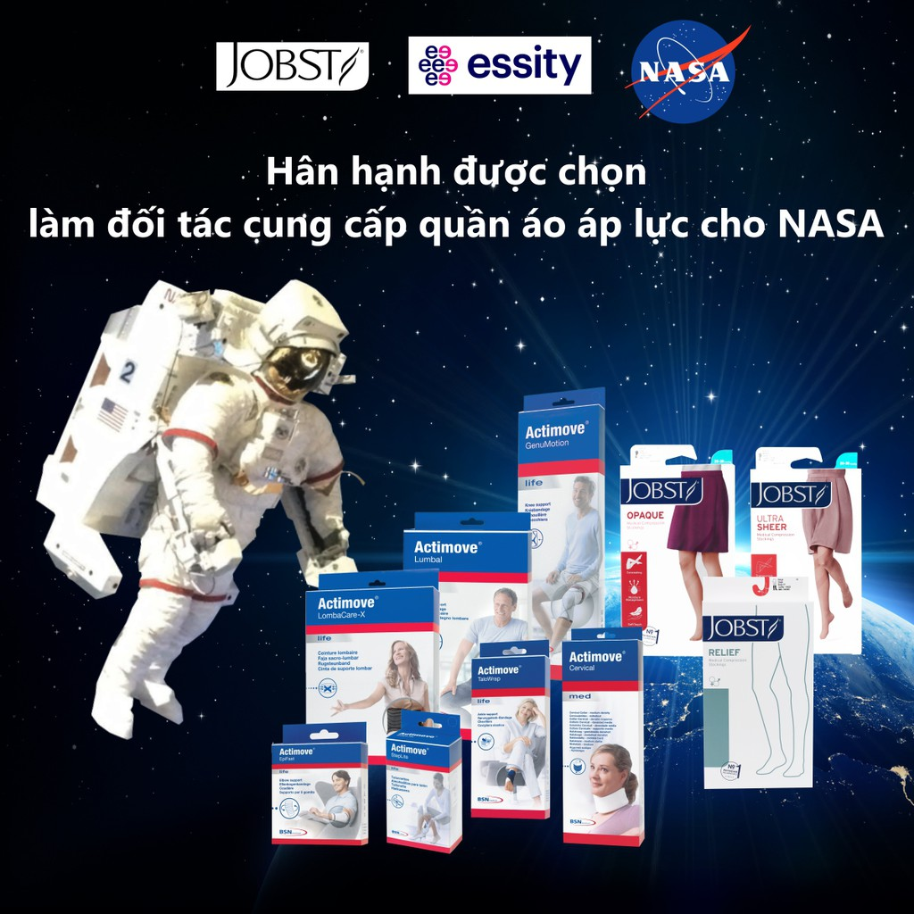 Vớ Cánh Bàn Tay Phù Bạch Huyết Jobst Bella Lite Chuẩn Áp Lực 20 - 30Mmhg Màu Da - M